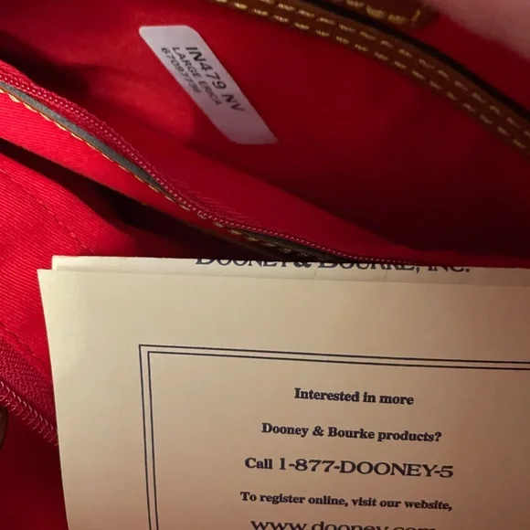 NWT  Dooney & Bourke Navy Shoulder Bag - Picture 10 of 12